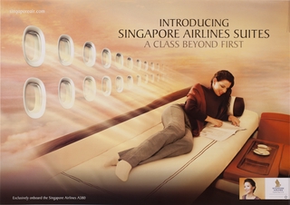 Image: poster: Singapore Airlines, Suites class