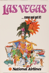 Image: poster: National Airlines, Las Vegas