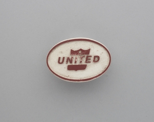 Image: ground crew hat badge: United Air Line