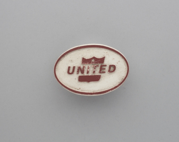Ground crew hat badge: United Air Line