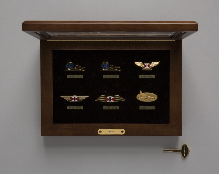 Image: commemorative airline pins: Cathay Pacific Airways
