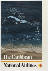 Image: poster: National Airlines, The Caribbean