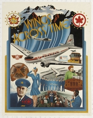 Image: poster: Air Canada, Trans-Canada Air Lines, 40th Anniversary