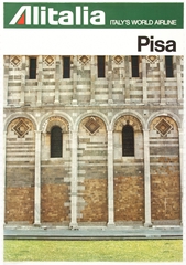 Image: poster: Alitalia, Pisa