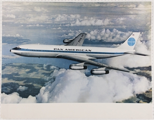 Image: poster: Pan American World Airways, Boeing 707-320B