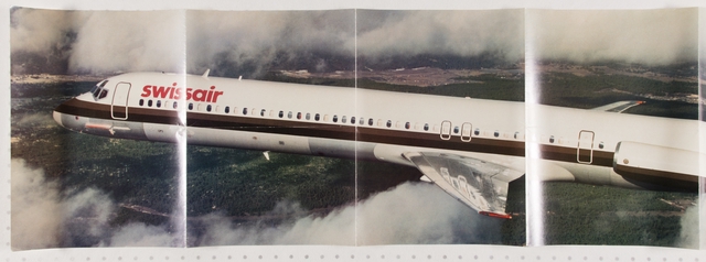 Poster: Swissair, McDonnell Douglas MD-80