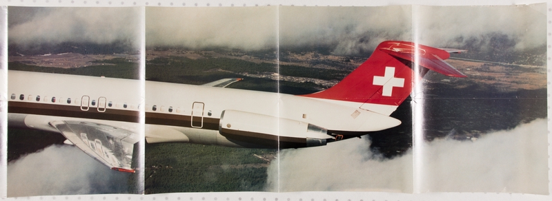 Image: poster: Swissair, McDonnell Douglas MD-80