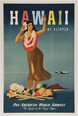 Image: poster: Pan American World Airways, Hawaii