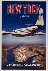 Image: poster: Pan American World Airways, New York