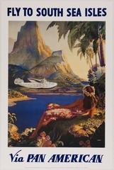Image: poster: Pan American Airways System, South Sea Isles
