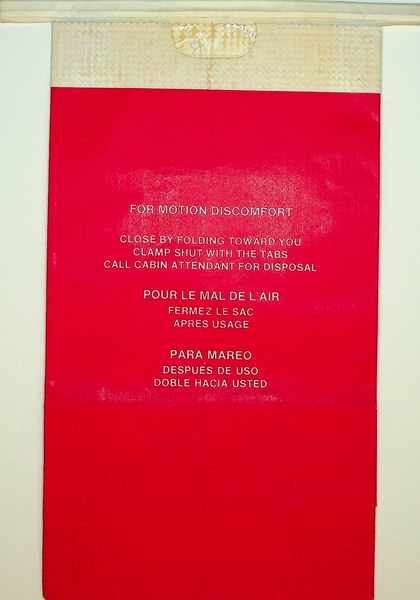 Image: airsickness bag: US Airways