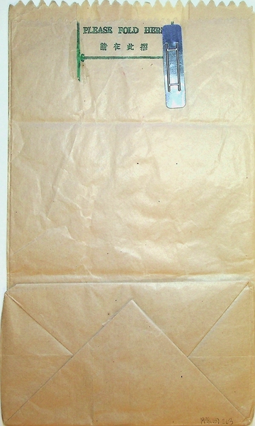 Image: airsickness bag: [unbranded]