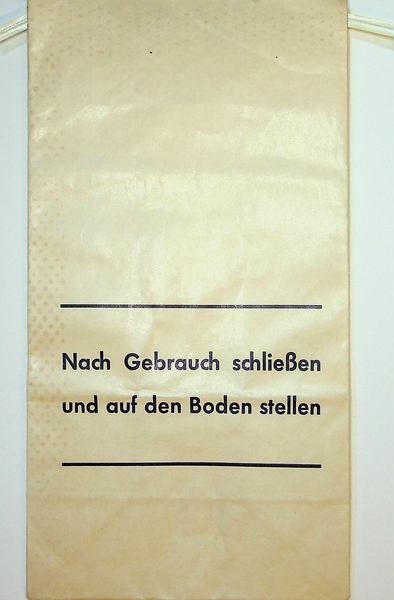 Image: airsickness bag: [unbranded]