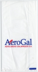 Image: airsickness bag: Aerolineas Galapagos (AeroGal)