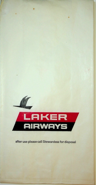 Image: airsickness bag: Laker Airways