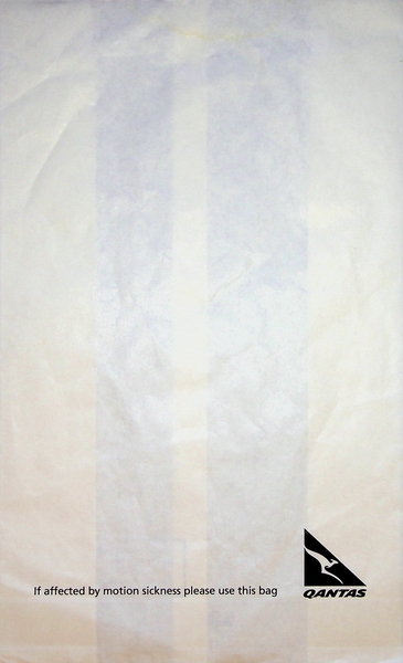 Image: airsickness bag: Qantas Airways