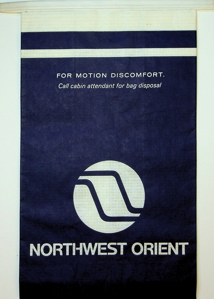 Image: airsickness bag: Northwest Orient Airlines