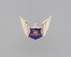 Image: flight officer cap badge: Hawaiian Airlines