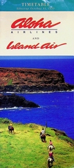 Image: timetable: Aloha Airlines and Island Air