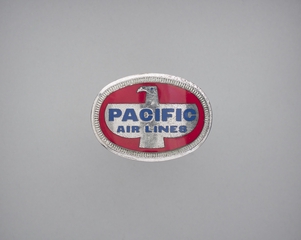 Image: flight officer cap badge: Pacific Air Lines