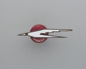Image: flight officer cap badge: Spantax