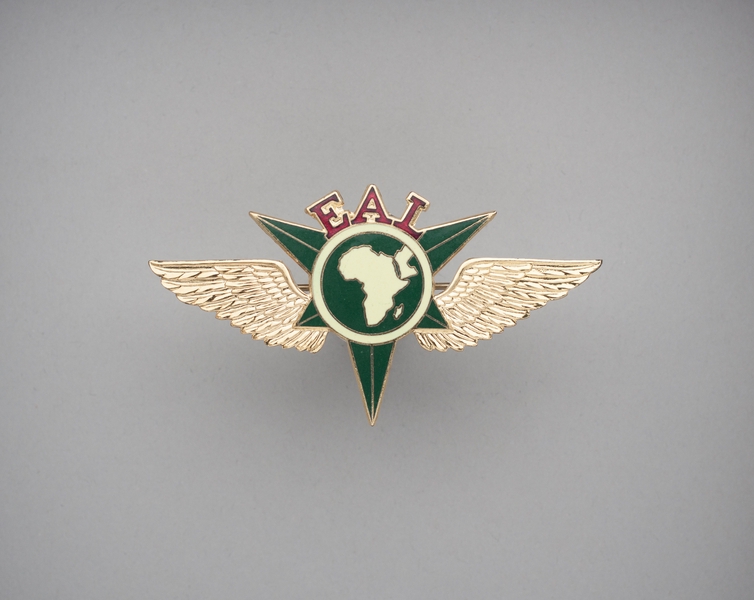 Image: flight officer cap badge: Ethiopian Air Lines