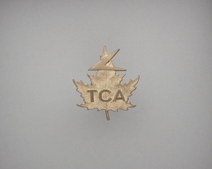Image: flight officer cap badge: Trans-Canada Air Lines (TCA)