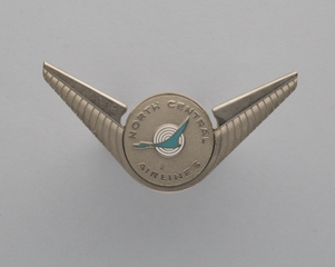 Image: flight officer cap badge: North Central Airlines
