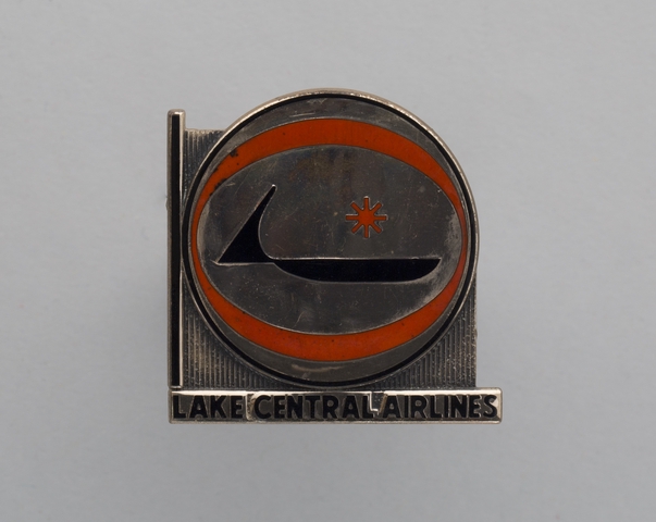 Flight officer cap badge: Lake Central Airlines