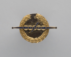 Image: flight officer cap badge: Olympic Airways