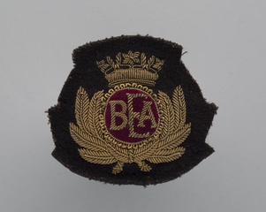 Image: flight officer cap badge: British European Airways