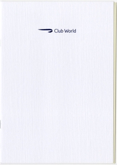 Image: menu: British Airways, Club World class