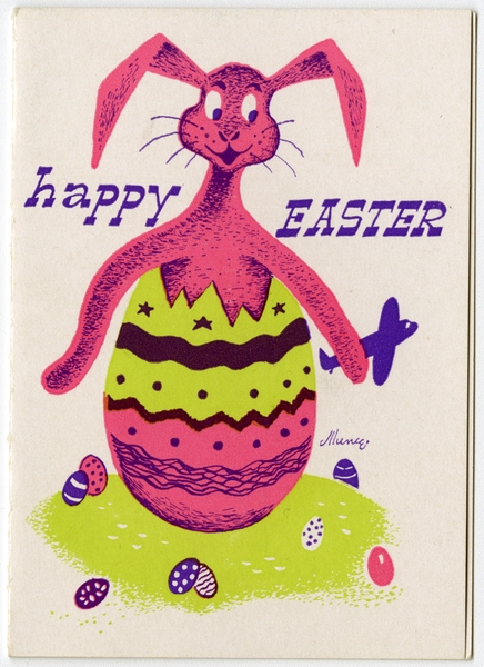 Image: menu: American Airlines, Easter