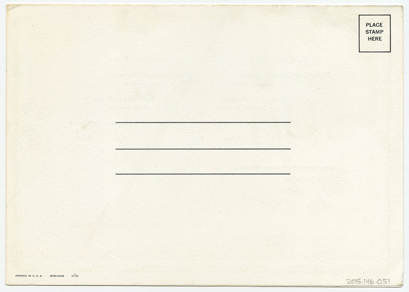 Image: menu: Pan American World Airways, Rainbow (economy) class