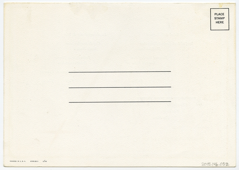 Image: menu: Pan American World Airways, Rainbow (economy) class