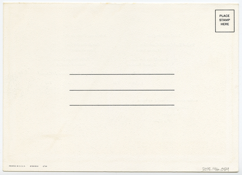 Image: menu: Pan American World Airways, Rainbow (economy) class