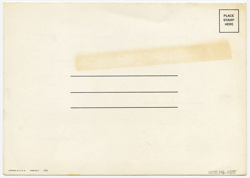 Image: menu: Pan American World Airways, Rainbow (economy) class