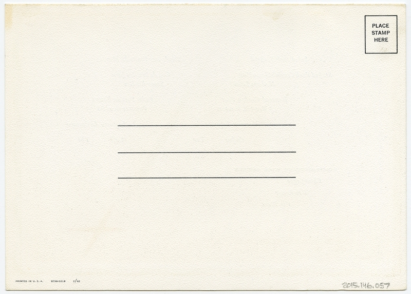 Image: menu: Pan American World Airways, Rainbow (economy) class