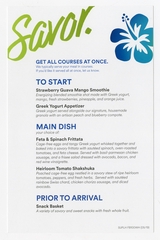 Image: menu: Alaska Airlines