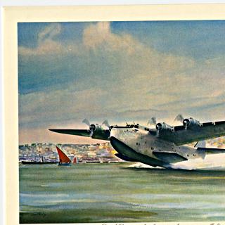 Image #1: menu: Pan American World Airways, Historic First Flights series, Boeing 314