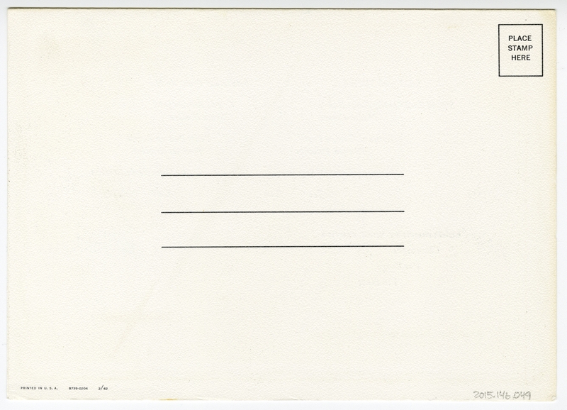 Image: menu: Pan American World Airways, Rainbow (economy) class