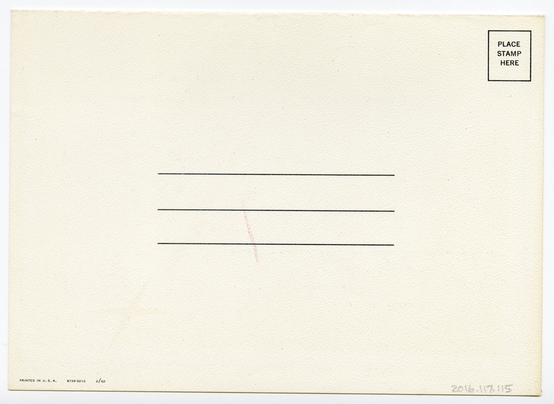 Image: menu: Pan American World Airways, Rainbow (economy) class