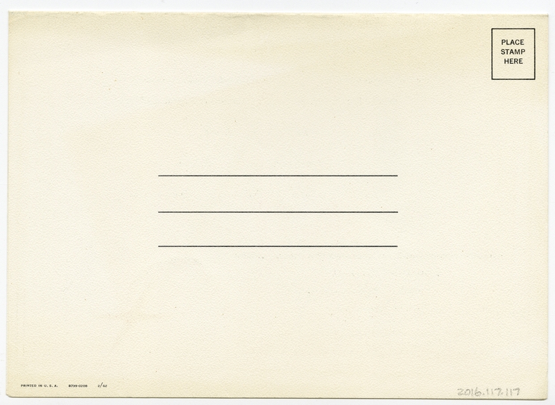 Image: menu: Pan American World Airways, Rainbow (economy) class