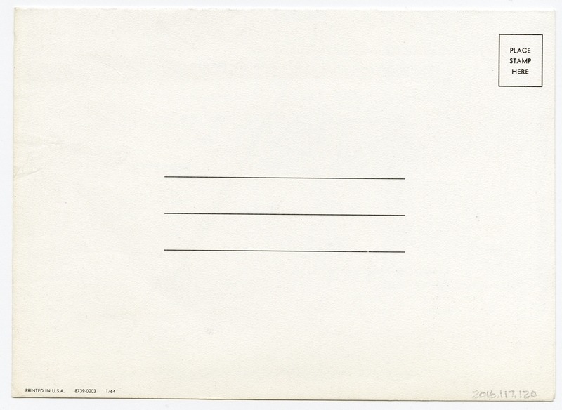 Image: menu: Pan American World Airways, Rainbow (economy) class