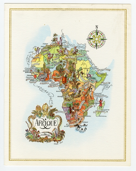 Image: menu: Pan American World Airways