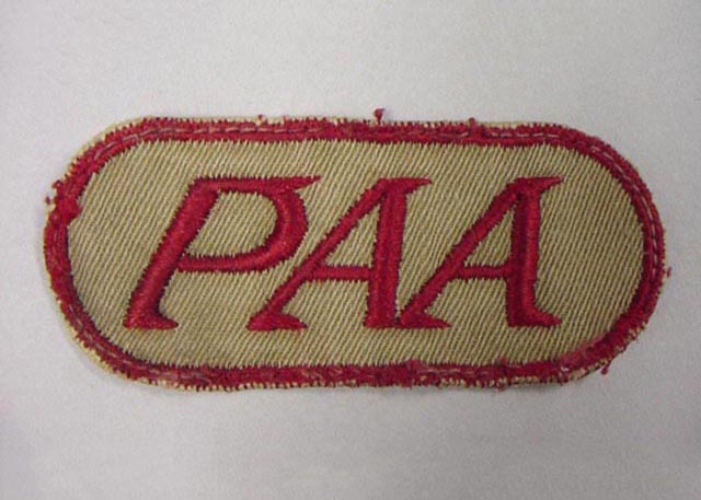 Uniform patch: Pan American Airways