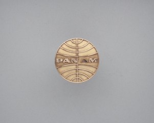 Image: ground crew hat badge: Pan American World Airways