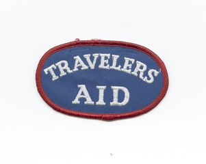 Image: uniform patch: Travelers Aid