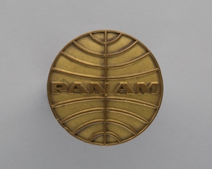 Image: ground crew cap badge: Pan American World Airways