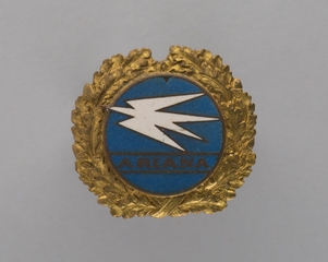 Image: flight officer cap badge: Ariana Afghan Airlines